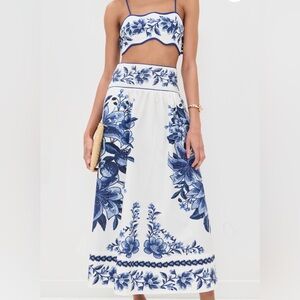 Farm Rio Summer Fruit Matching Skirt & Top Set